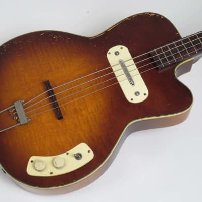 Kay K5965 Pro Bass 1961 Sunburst image 7