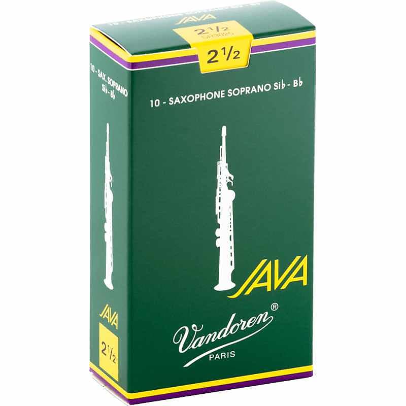 Vandoren SR3025R Pack de 10 anches pour saxophone soprano SiB - 2.5