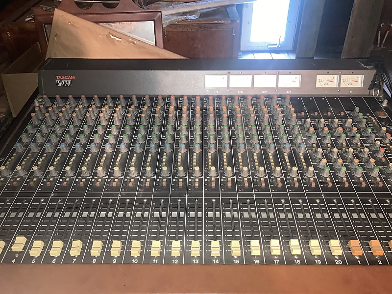 TASCAM M320 Early 80s Console Analog Mixing Board Reverb