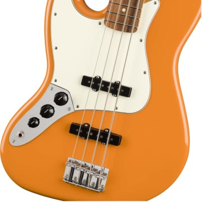 Fender Player Series 4-String Electric Jazz Bass Guitar Left Handed Capri Orange image 6