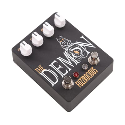 Fuzzrocious Demon Med/High Overdrive w/2nd Drive Mod CME Exclusive Black/Orange (CME Exclusive) image 2