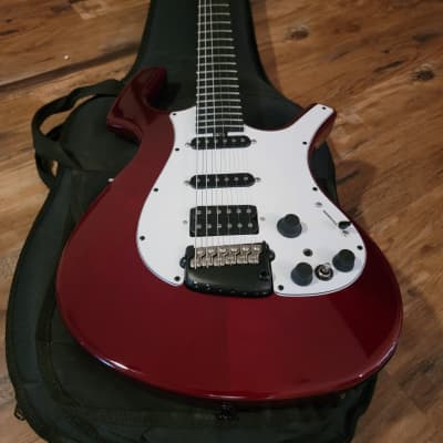 1997 Parker Nitefly NFV8 Electric Guitar Red Excellent Cond Active Mode Staticky for sale