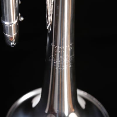 Bach 180S43 Stradivarius 180 Series Profess Bb Trumpet, #43 Bell, Silver Plated image 9