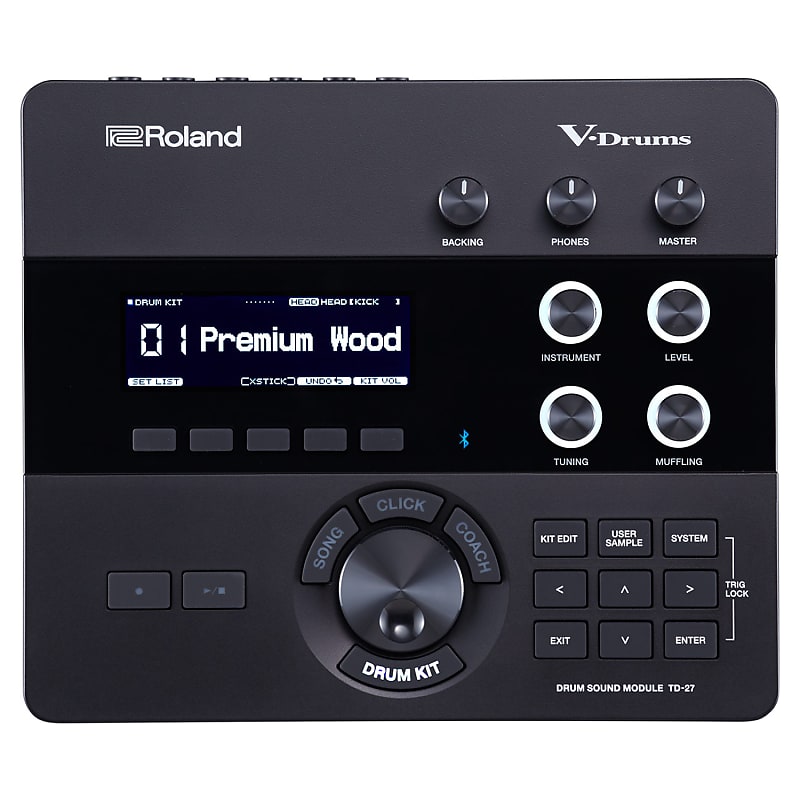 Roland TD-27 Electronic V-Drum Drum Sound Module w/ 3x Digital Trigger Inputs image 1