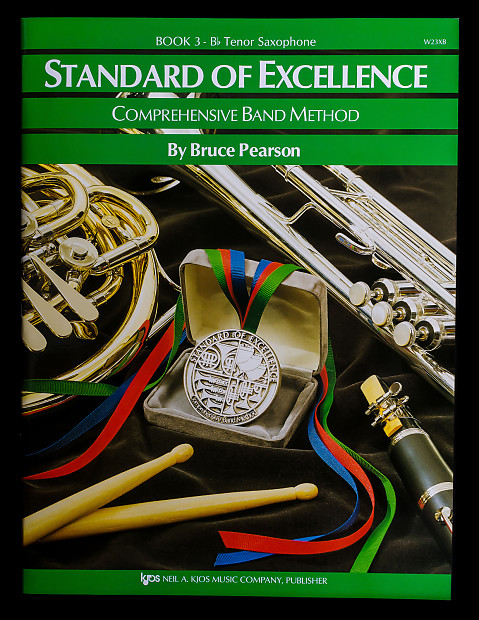 Neil A Kjos Music Company Standard of Excellence: Tenor Saxophone (Book 3) image 1