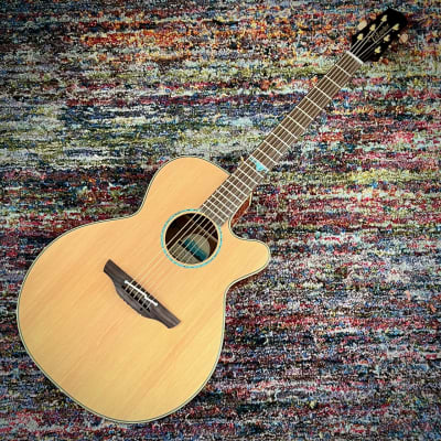 Takamine TSF40C Santa Fe Acoustic with Semi-Hard Case, Turquoise Inlay, Cool Tube Electronics (Made in Japan) for sale