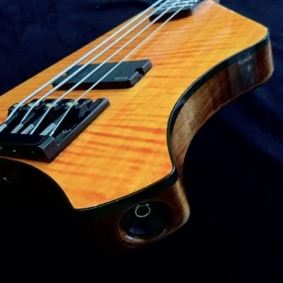 JD Guitars 2023  CB-1,  Compact Bass-1 Solar Flare image 16