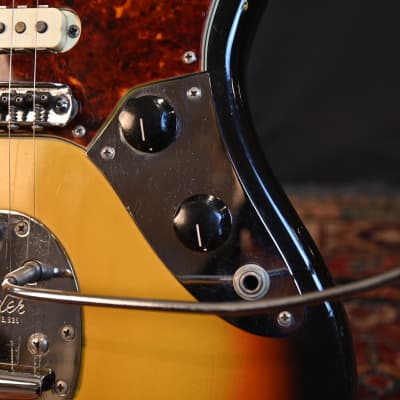 1966 - 1968 Fender Jaguar Sunburst Original Finish & OHSC (VIDEO) Exc Condition image 10