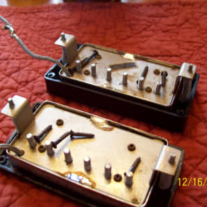 Gibson Pickups 1965 All Original Hardware  Chrome  Patent Decal Post PAF image 11