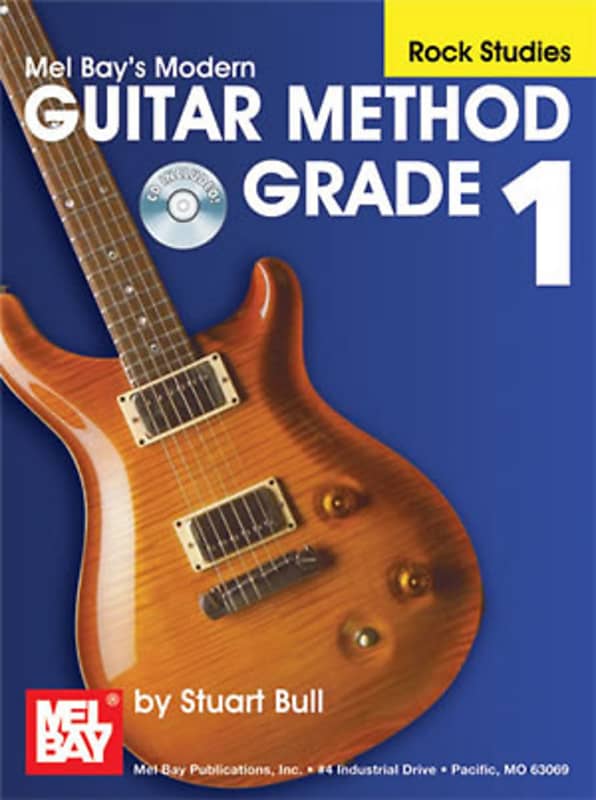 Mel Bay 21657BCD Modern Guitar Method Grade 1: Rock Studies (Book/CD Set)  by Stuart Bull image 1
