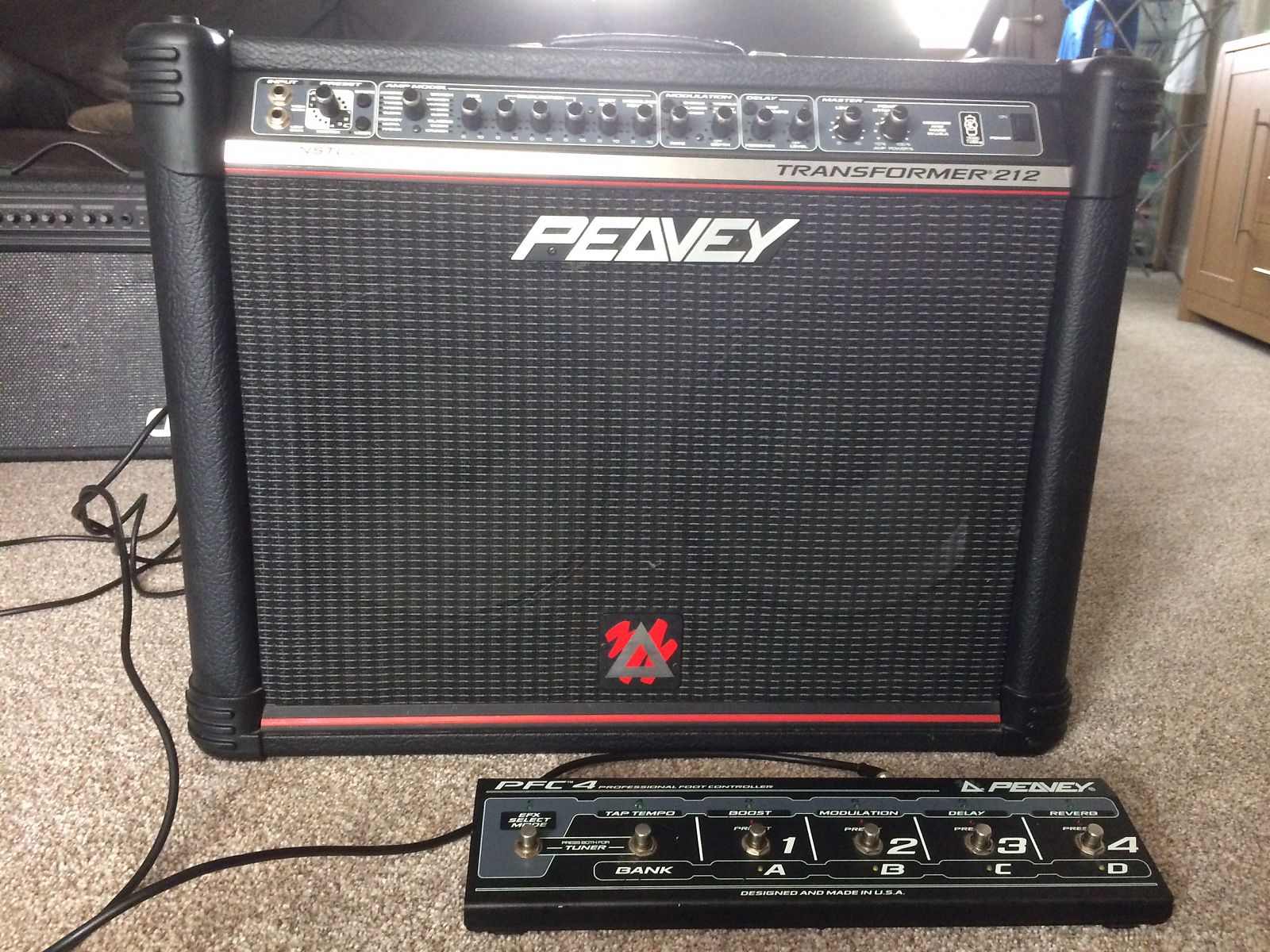 Peavey Transformer 212 TransTube Series 2x12 Modeling Guitar Combo Reverb