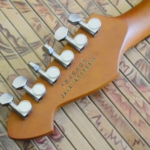 Darieos Java Hand Carved Guitar #001 Heaven's Garden image 12