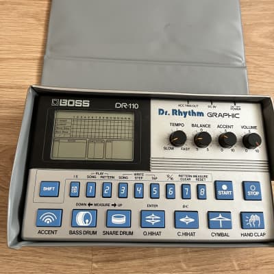 Boss DR-110 Dr. Rhythm Graphic analog drum machine 1980s
