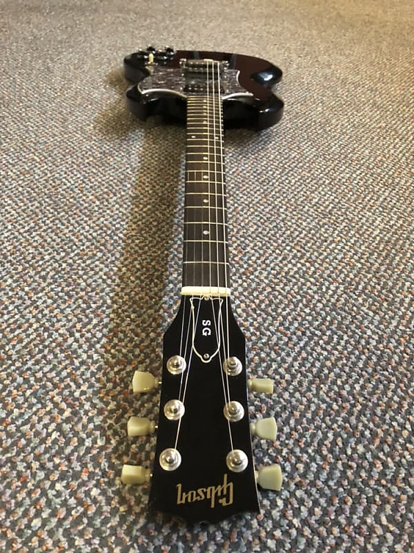 Gibson SG Special 1993 Ebony w/HSC Ebony Fretboard | Reverb