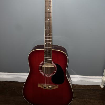 Carlo Robelli CW4102TRX - Red Acoustic Guitar image 1