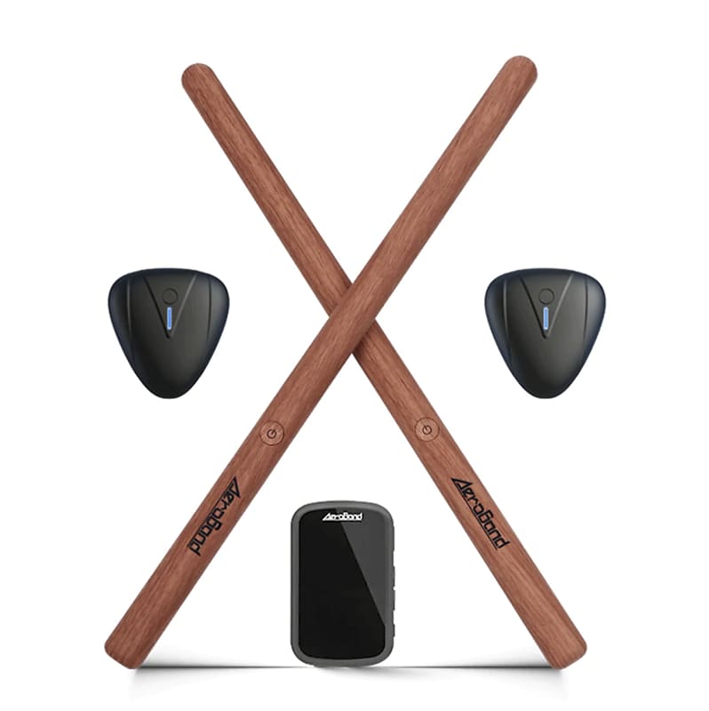 Aeroband pocket electronic drum pro II Kit with sticks, foot