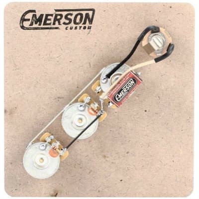 Emerson Custom Prewired Kit Jazz Bass 250K Pots for sale
