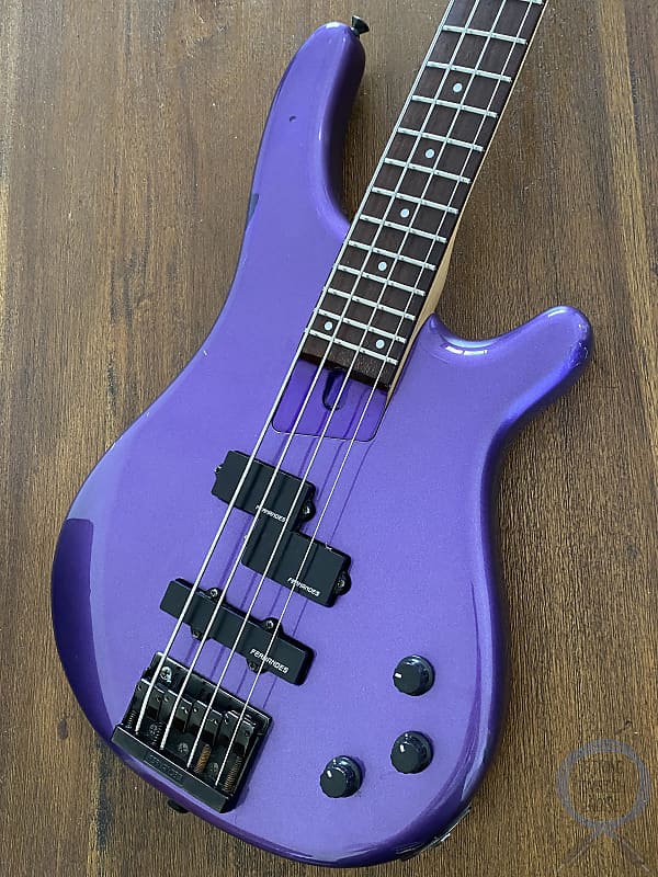 Fernandes Revolver Bass, Sparkle Purple, MIJ, 1990s, FRB-60 Fernandes Revolver Bass, Sparkle Purple, MIJ, 1990s, FRB-60