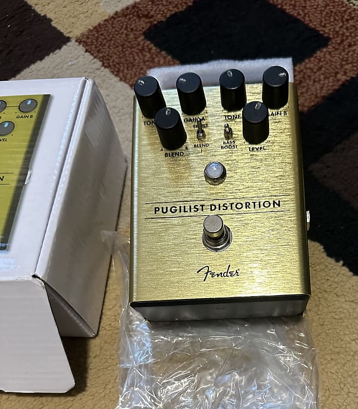 Fender Pugilist Distortion 2018 - Present - Yellow image 1