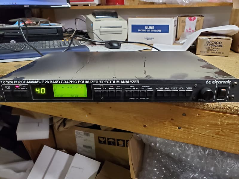 Single TC Electronic 1128 Analog Graphic/Parametric EQ Reverb