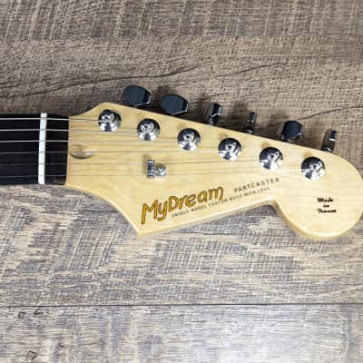 MyDream Partcaster Custom Built - Charcoal Frost Metallic - Ebony - EMG 81-60 image 4