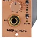 New Fredenstein F609 Tube MicPre - A Professional Tube Microphone Preamplifier Using Two Double-Triodes In A Single 500 Series Rack Module And +160V For The Tubes.