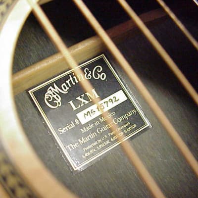 Martin LXM Baby Natural Used Acoustic Guitar 6 string  95% Quality LikeNew Great Working image 6