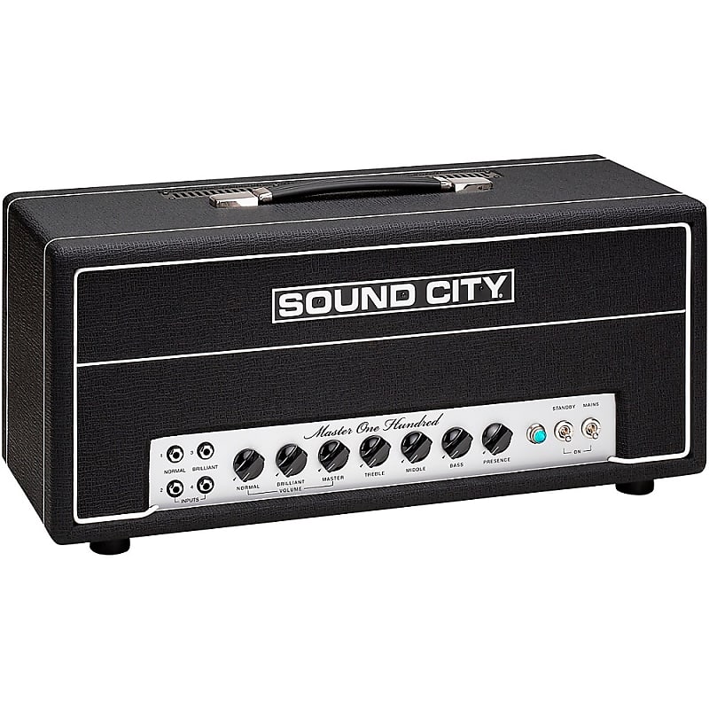 Sound City	Master One Hundred 2-Channel 100-Watt Guitar Amp Head image 1