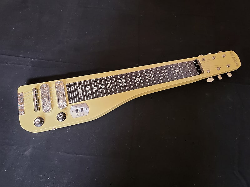 Guyatone HG92 Lap Steel Cream Reverb