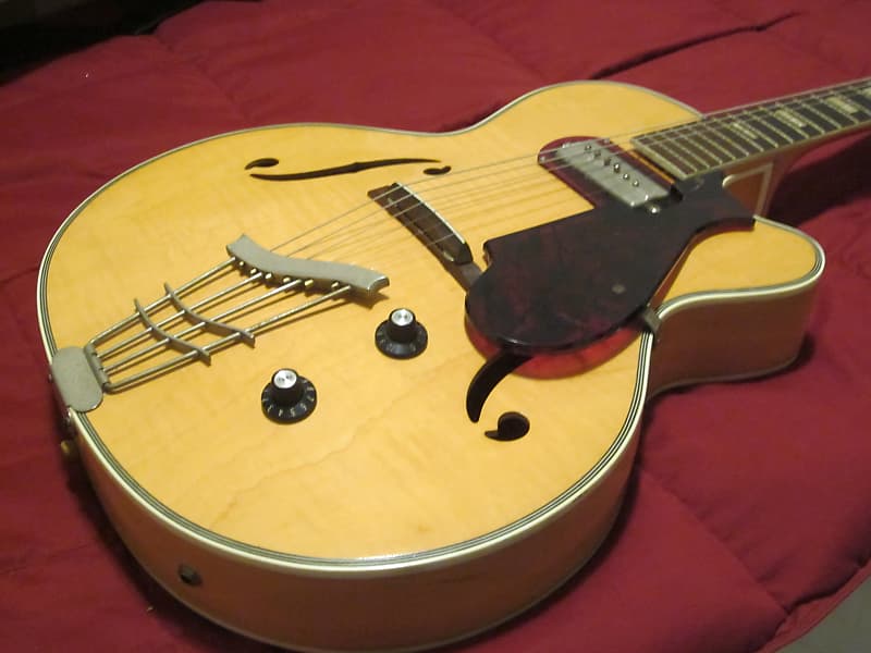 Vintage Harmony 472H65 1950/60s - Natural Electric Hollow Body Guitar Now w/Hardshell Case! image 1