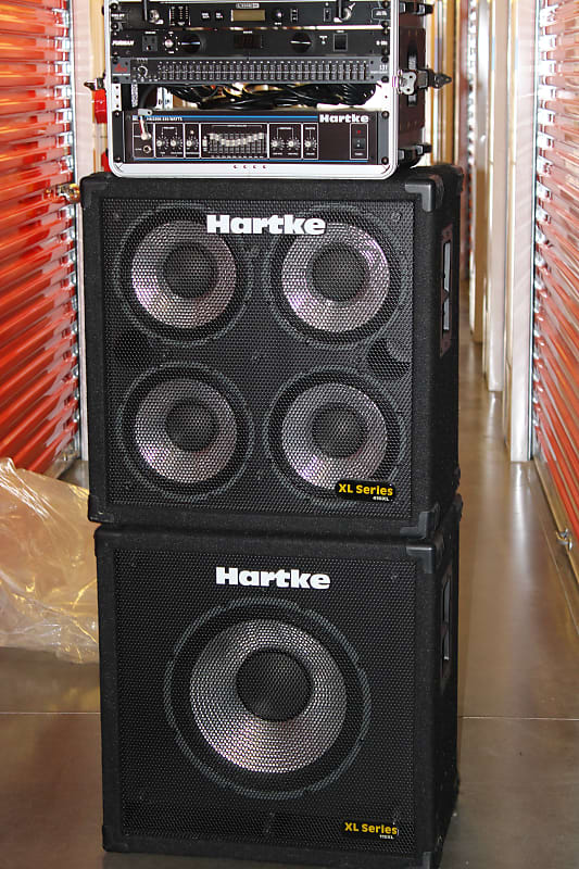 Hartke XL Series head and stack Black