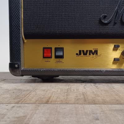 Marshall JVM210H 2-Channel 100-Watt Guitar Amp Head 2014 UK Stealth Black image 2