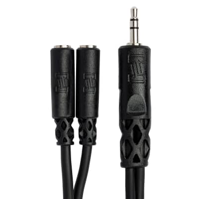 Hosa Y Cable 3.5mm Trs Male -2 Female 3.5mm Trsf (YMM-232) image 3