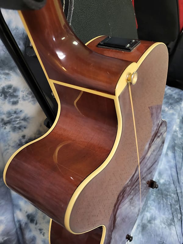 1999 Yamaha Compass Series CPX8M Cedar Top Acoustic Electric Guitar Pro  Setup New Strings Original Hard Shell Case