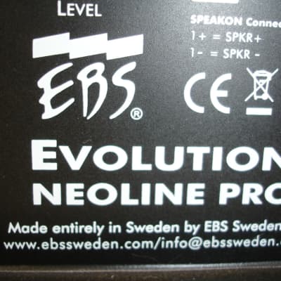 EBS Evolution Neoline Pro 112 1x12 + 2" 300-Watt 8-Ohm Bass Speaker Cab image 8