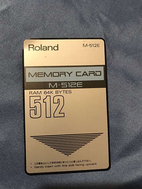 Roland - M-512E | Memory Card