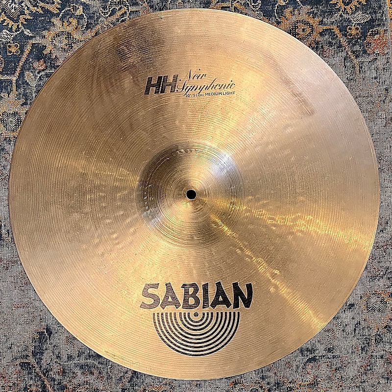 Warm Semi-Dry Sabian HH NEW SYMPHONIC Medium Light Ride 20” 2836 g