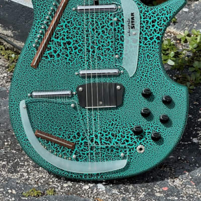 Jerry Jones Electric Sitar 2004 - a rare & minty Foam Green late production example for the picky collector. for sale