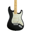 Fender The Edge Strat Artist Series U2 Signature Electric Guitar, Maple Fingerboard - Black