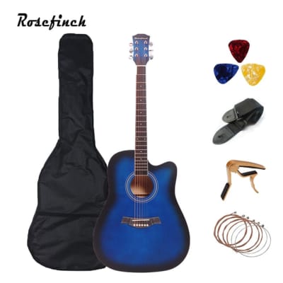 best acoustic guitar for beginners - blue / United States / 38 inches image 17