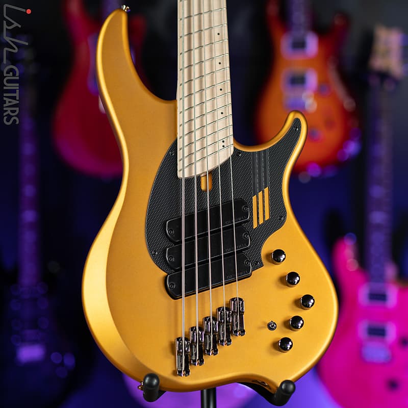 Dingwall NG-3 5-String Bass Gold Metallic Matte | Reverb Canada