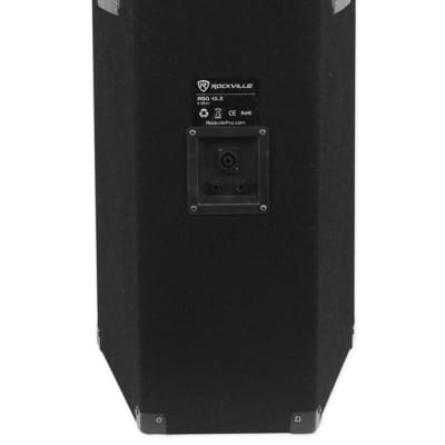  (2) Rockville RSG12.24 Dual 12 2000w 3-Way DJ/Pro PA Altavoces  + mezclador de 14-Ch con USB : Instrumentos Musicales