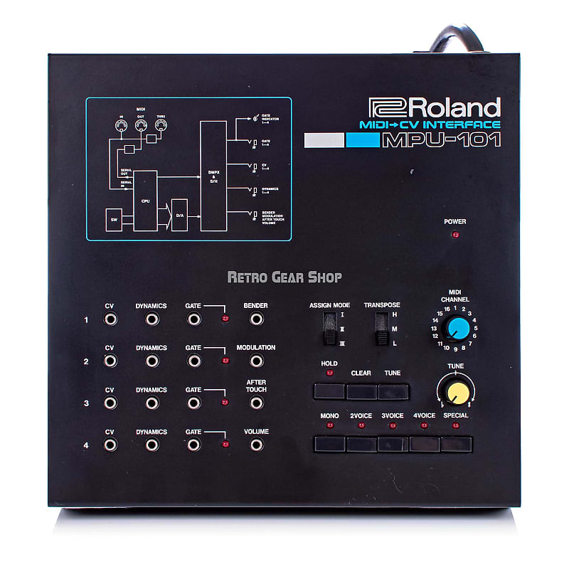 Roland MPU-101 Midi to CV Converter Rare MPU101 Vintage Analog Synth Synthesizer Eurorack image 1