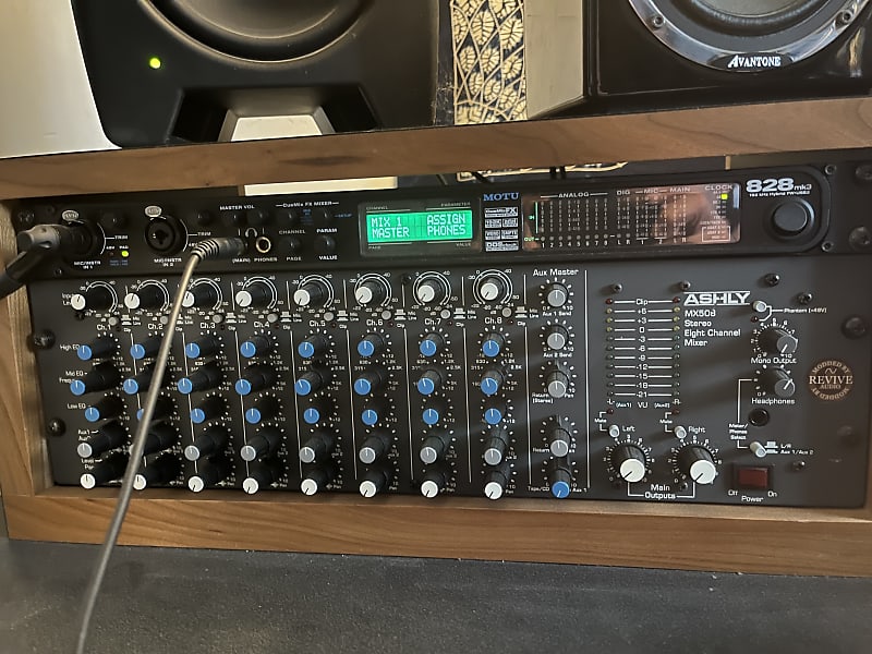 Ashly MX508 Stereo Eight Channel Mixer | Reverb