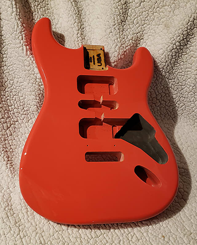 Killer Usa Made Gloss Nitro Alder Body In Fiesta Red Made Reverb 2066