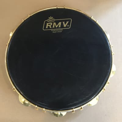RMV パンデイロ 12インチ RMV Pandeiro 12 in. Black with Gold Jingles | Reverb