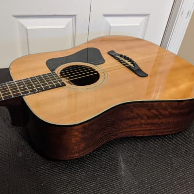 Madeira A Series Acoustic Dreadnought Guitar 1970s  Natural Spruce Top Mahogany Back and Sides A-18? image 16
