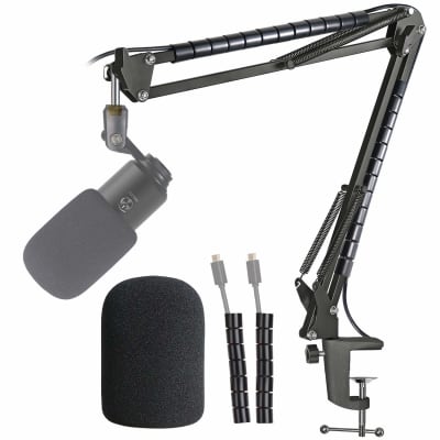  FIFINE XLR/USB Dynamic Microphone and Mic Arm Stand