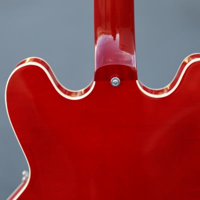 Mint Heritage Standard Series H-535 Semi-Hollow Electric Guitar Trans Cherry image 9