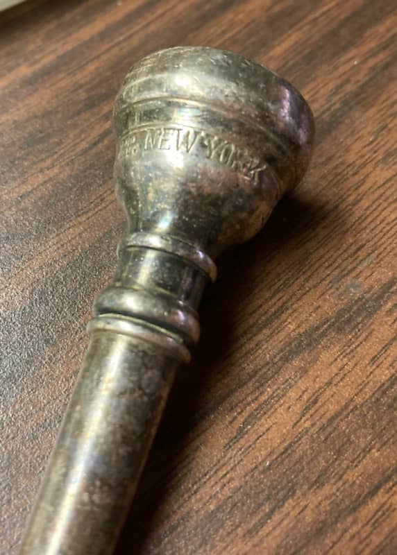 Bach Vintage Cornet mouthpiece marked vincent bach corp. new york 17